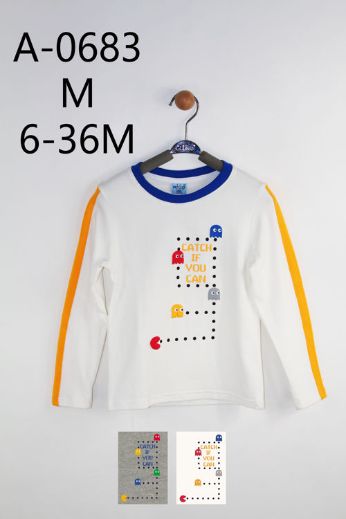 Picture of A0683 BOYS HIGH QUALITY COTTON LONG SLEEVE TOP